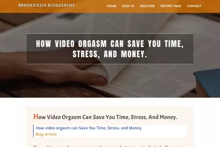 Screenshot of How video orgasm can Save You Time, Stress, and Money.