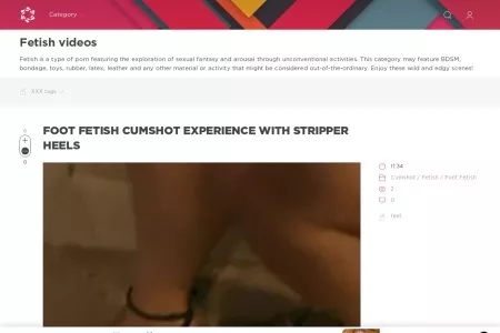 Screenshot of Explore Your Wildest Fetish Fantasies with Hot Porn Videos