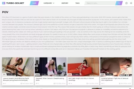 Screenshot of POV Porn Videos: See Hot Sex From Your Point of View