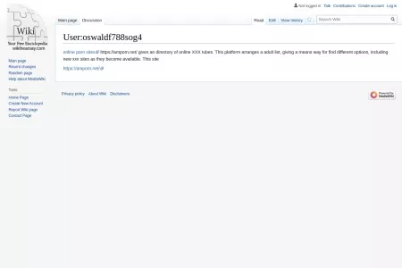 Screenshot of New blog oswaldf788sog4.wikihearsay.com - user