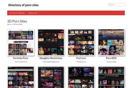 Screenshot of 3D Porn Sites – The Best Porn Sites List