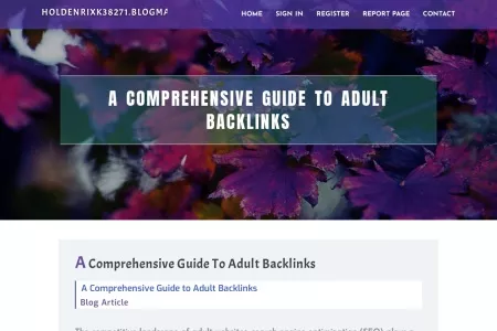 Screenshot of A Comprehensive Guide to Adult Backlinks