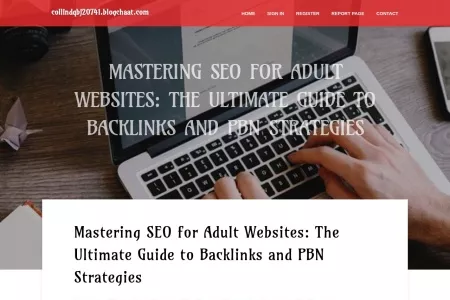 Screenshot of Mastering SEO for Adult Websites: The Ultimate Guide to Backlinks and PBN Strategies