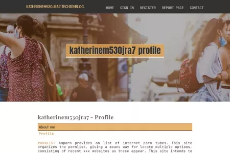 Screenshot of New blog katherinem530jra7.techionblog.com - profile