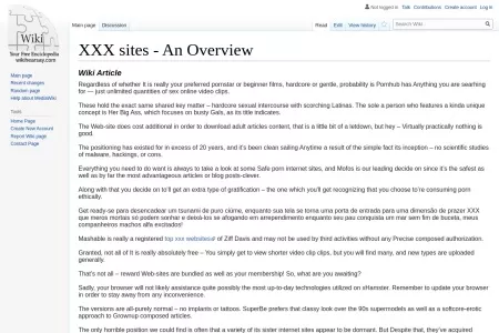 Screenshot of XXX sites - An Overview