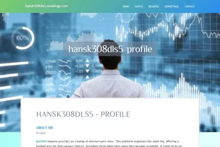 Screenshot of New blog hansk308dls5.wssblogs.com - profile