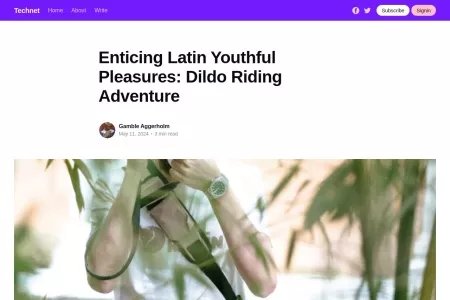 Screenshot of Enticing Latin Youthful Pleasures: Dildo Riding Adventure