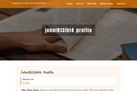 Screenshot of New blog johnf813ihf4.bloggerchest.com - profile