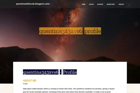 Screenshot of New blog quentina343xvs6.blogpixi.com - profile