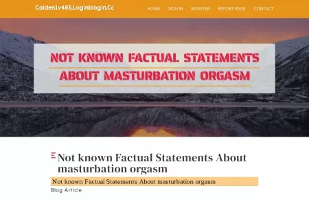 Screenshot of Not known Factual Statements About masturbation orgasm