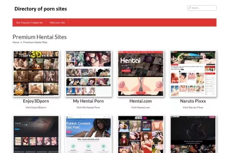 Screenshot of Premium Hentai Sites – The Best Porn Sites List