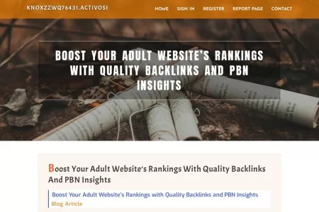 Screenshot of Boost Your Adult Website’s Rankings with Quality Backlinks and PBN Insights