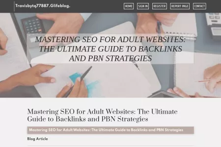 Screenshot of Mastering SEO for Adult Websites: The Ultimate Guide to Backlinks and PBN Strategies