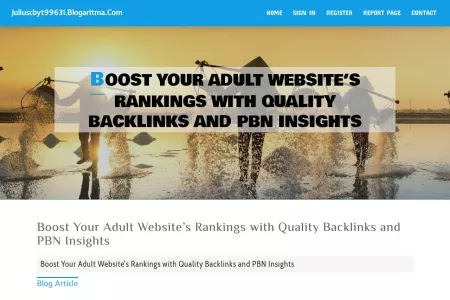 Screenshot of Boost Your Adult Website’s Rankings with Quality Backlinks and PBN Insights