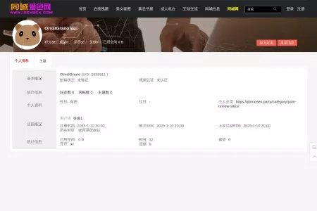 Screenshot of OrvalGrano的个人资料 -  澳洲同城爱色网| 澳洲同城爱色网|澳洲成人网|澳洲色情网|澳洲成人视频|悉尼约炮|墨尔本约炮|isexsex.com