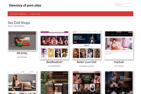 Screenshot of Sex Doll Shops – The Best Porn Sites List