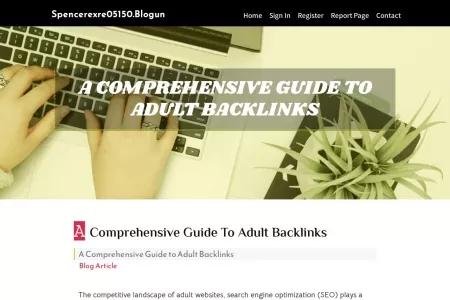 Screenshot of A Comprehensive Guide to Adult Backlinks