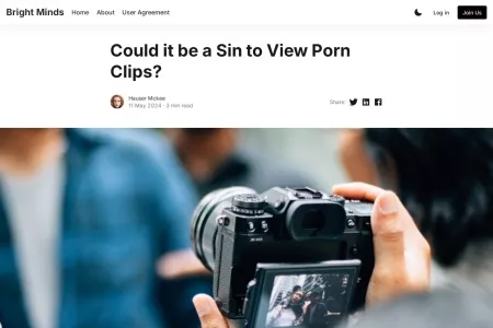 Screenshot of Could it be a Sin to View Porn Clips?