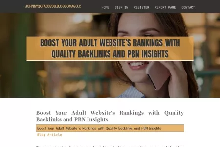 Screenshot of Boost Your Adult Website’s Rankings with Quality Backlinks and PBN Insights