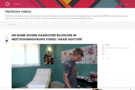 Screenshot of The Most Exciting Hardcore Porn Videos â All the Way To the Max