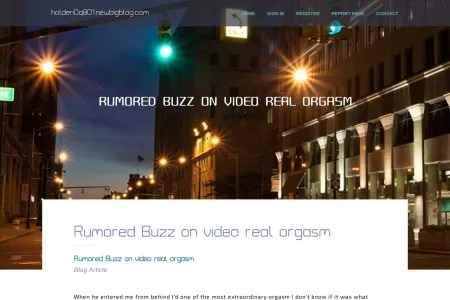 Screenshot of Rumored Buzz on video real orgasm