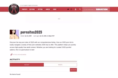 Screenshot of pornsites2025 Profile and Activity - Halos Heaven