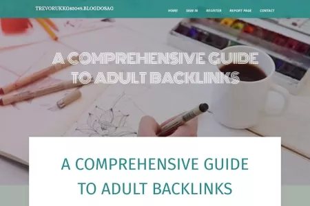 Screenshot of A Comprehensive Guide to Adult Backlinks