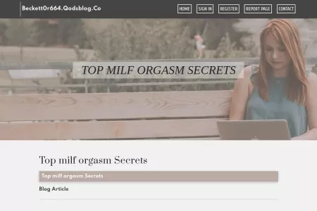 Screenshot of Top milf orgasm Secrets