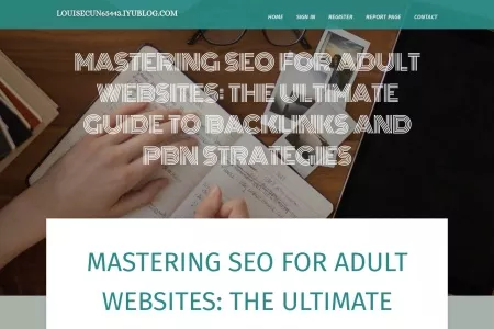 Screenshot of Mastering SEO for Adult Websites: The Ultimate Guide to Backlinks and PBN Strategies