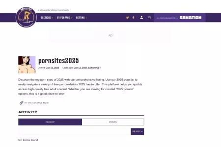 Screenshot of pornsites2025 Profile and Activity - Daily Norseman