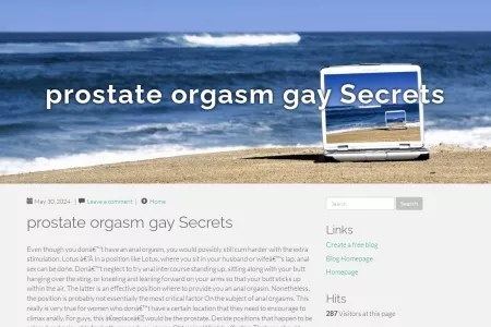 Screenshot of prostate orgasm gay Secrets