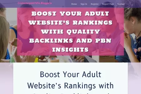 Screenshot of Boost Your Adult Website’s Rankings with Quality Backlinks and PBN Insights