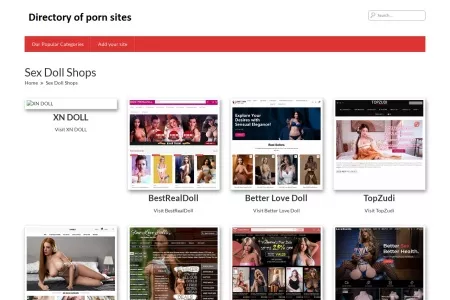 Screenshot of Sex Doll Shops – The Best Porn Sites List