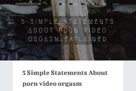 Screenshot of 5 Simple Statements About porn video orgasm Explained