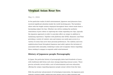 Screenshot of Virginal Asian Rear Sex — porchriddle1