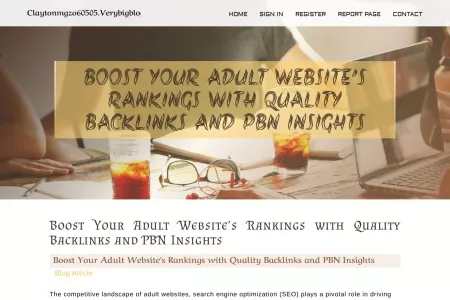 Screenshot of Boost Your Adult Website’s Rankings with Quality Backlinks and PBN Insights