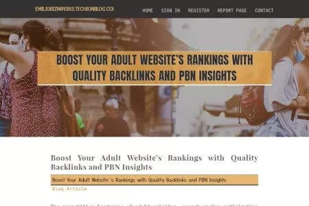 Screenshot of Boost Your Adult Website’s Rankings with Quality Backlinks and PBN Insights