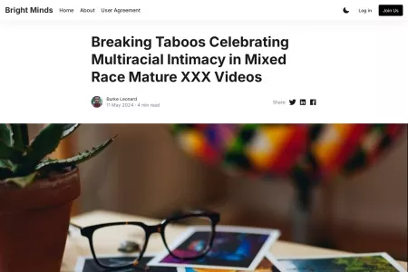 Screenshot of Breaking Taboos Celebrating Multiracial Intimacy in Mixed Race Mature XXX Videos