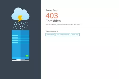 Screenshot of 403 Forbidden