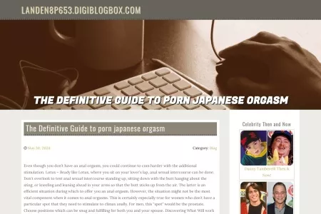 Screenshot of The Definitive Guide to porn japanese orgasm