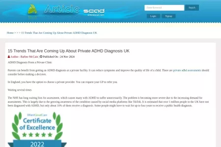 Screenshot of 15 Trends That Are Coming Up About Private ADHD Diagnosis UK