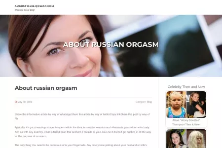 Screenshot of About russian orgasm