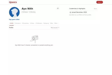 Screenshot of Ayo Nith - Quora