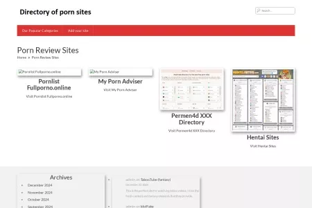 Screenshot of Porn Review Sites – The Best Porn Sites List
