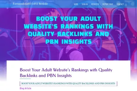 Screenshot of Boost Your Adult Website’s Rankings with Quality Backlinks and PBN Insights