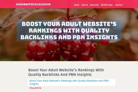 Screenshot of Boost Your Adult Website’s Rankings with Quality Backlinks and PBN Insights