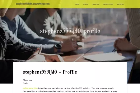 Screenshot of New blog stephenz555ljd0.answerblogs.com - profile