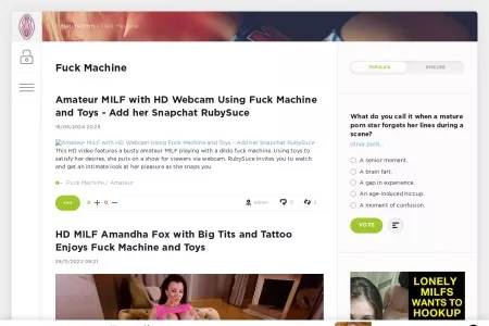 Screenshot of Fuck Machine