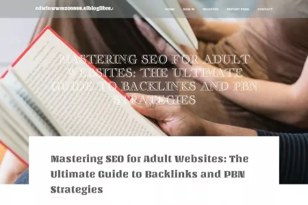 Screenshot of Mastering SEO for Adult Websites: The Ultimate Guide to Backlinks and PBN Strategies